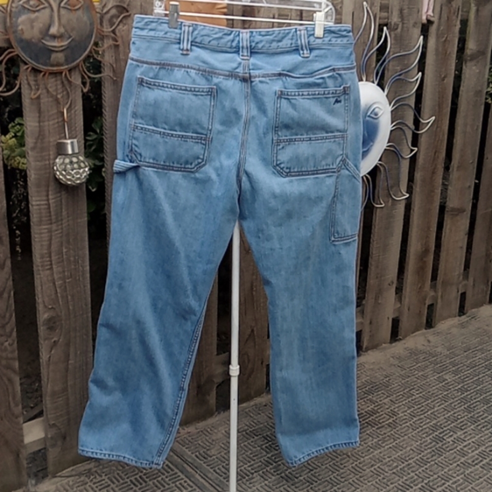 Men's jeans Size 36 very good stretch blue. Tough wear36/32 Blue.